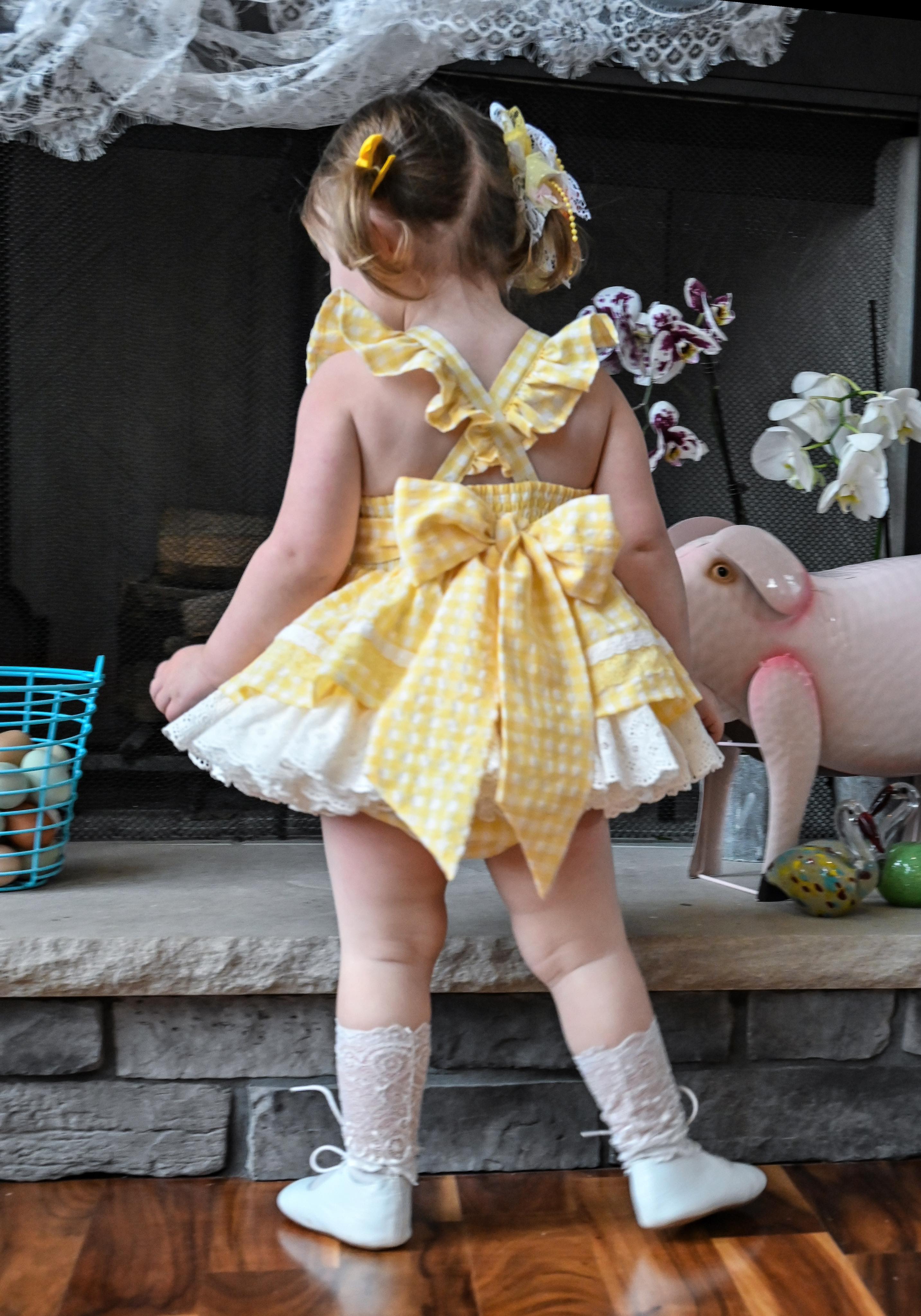 Duckies in Gingham Bubble