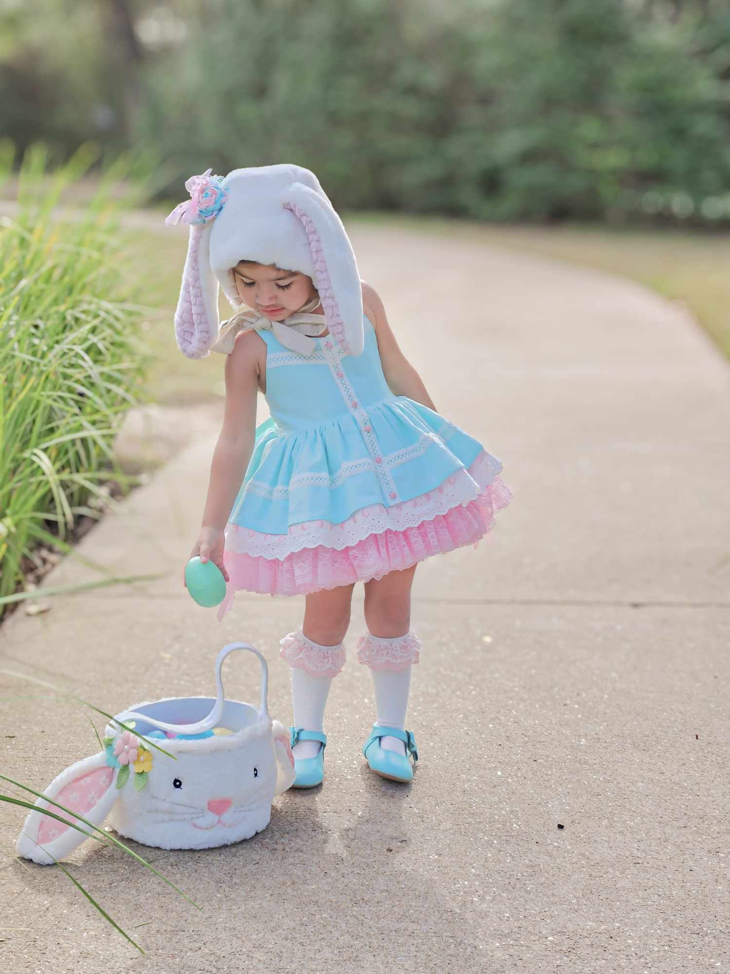 Poppy in Pastel Dress