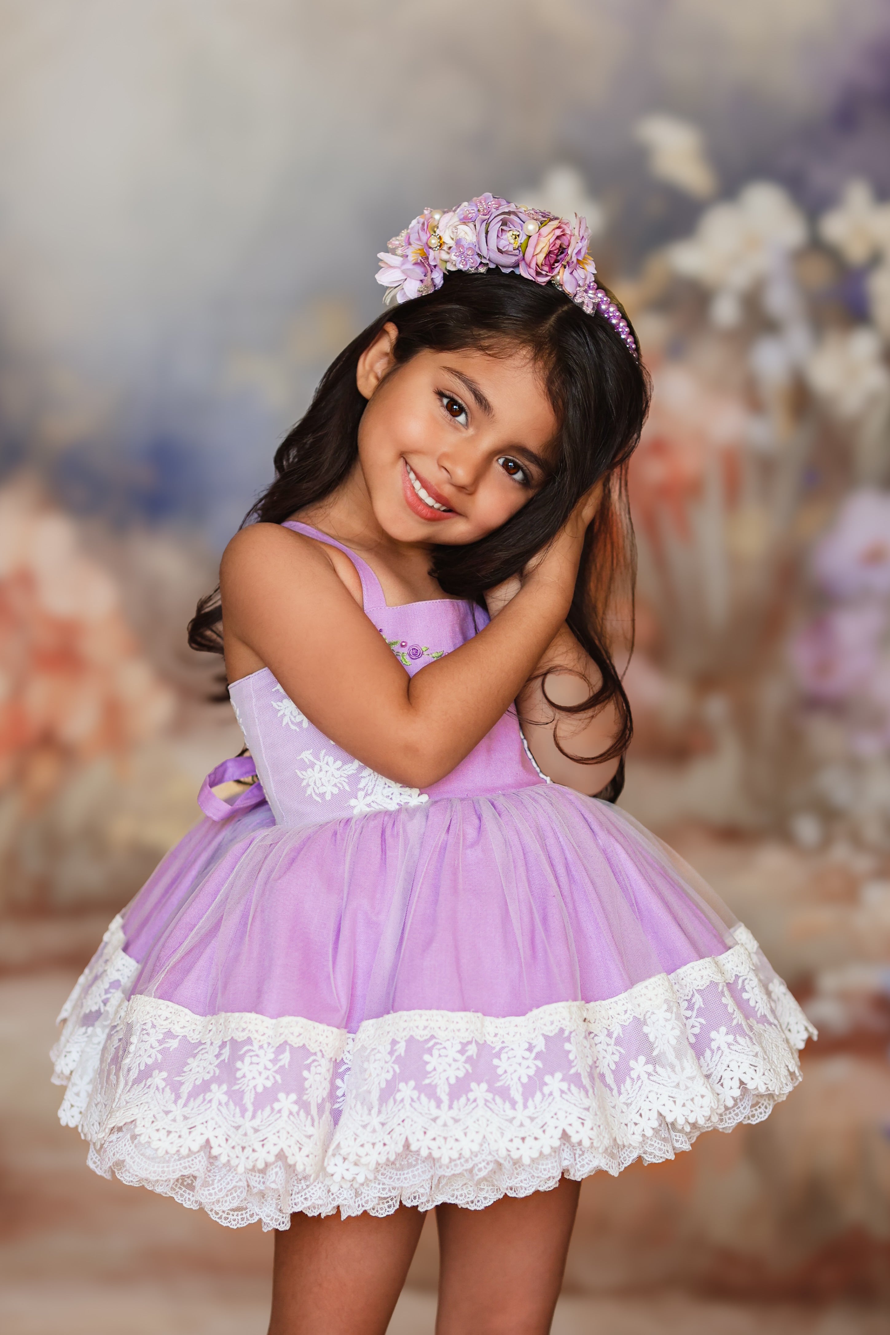 Sophie in Lilac Dress