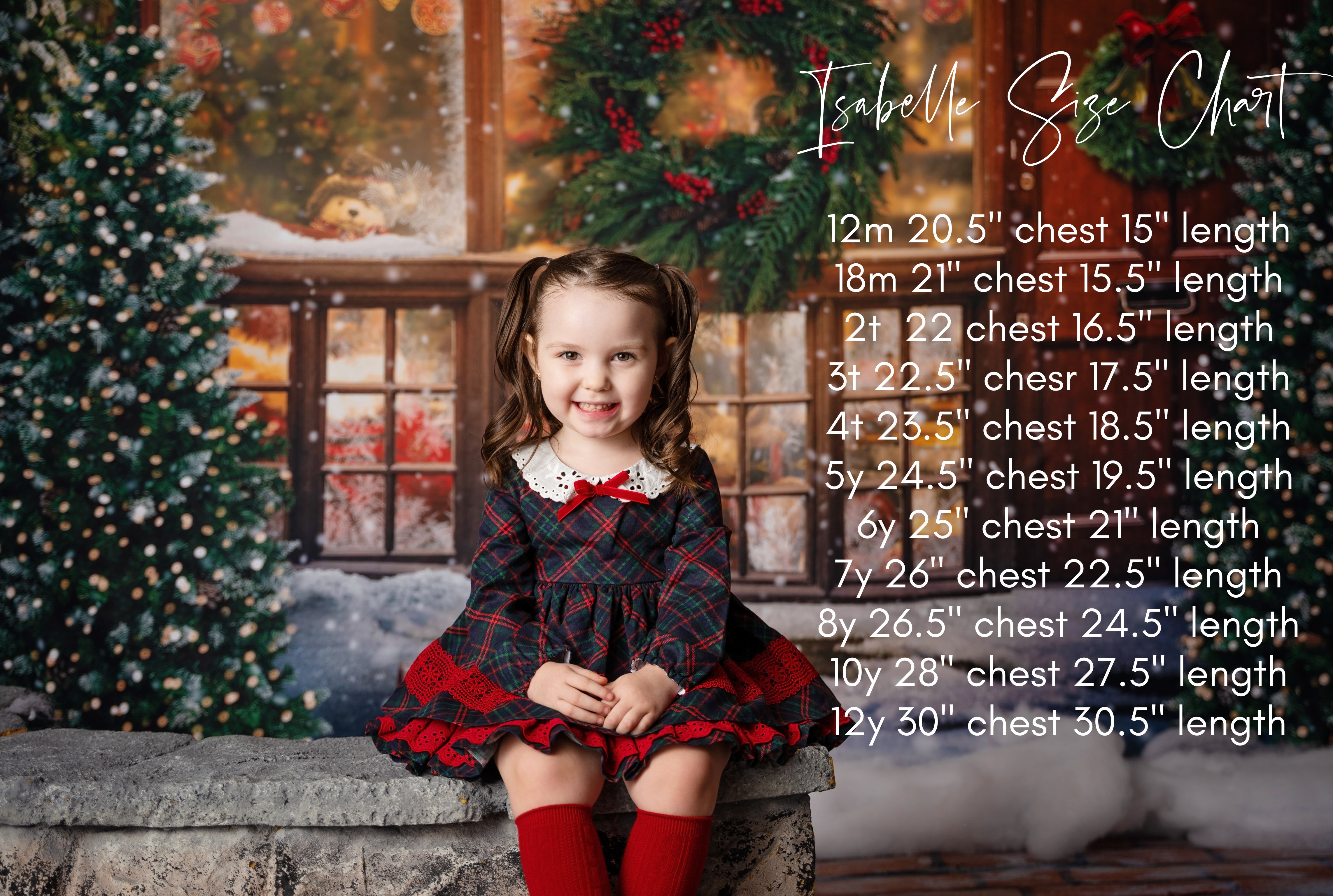 Isabelle Christmas Plaid Tunic Set