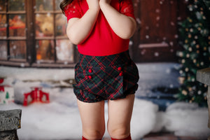 Christmas Plaid Shorts