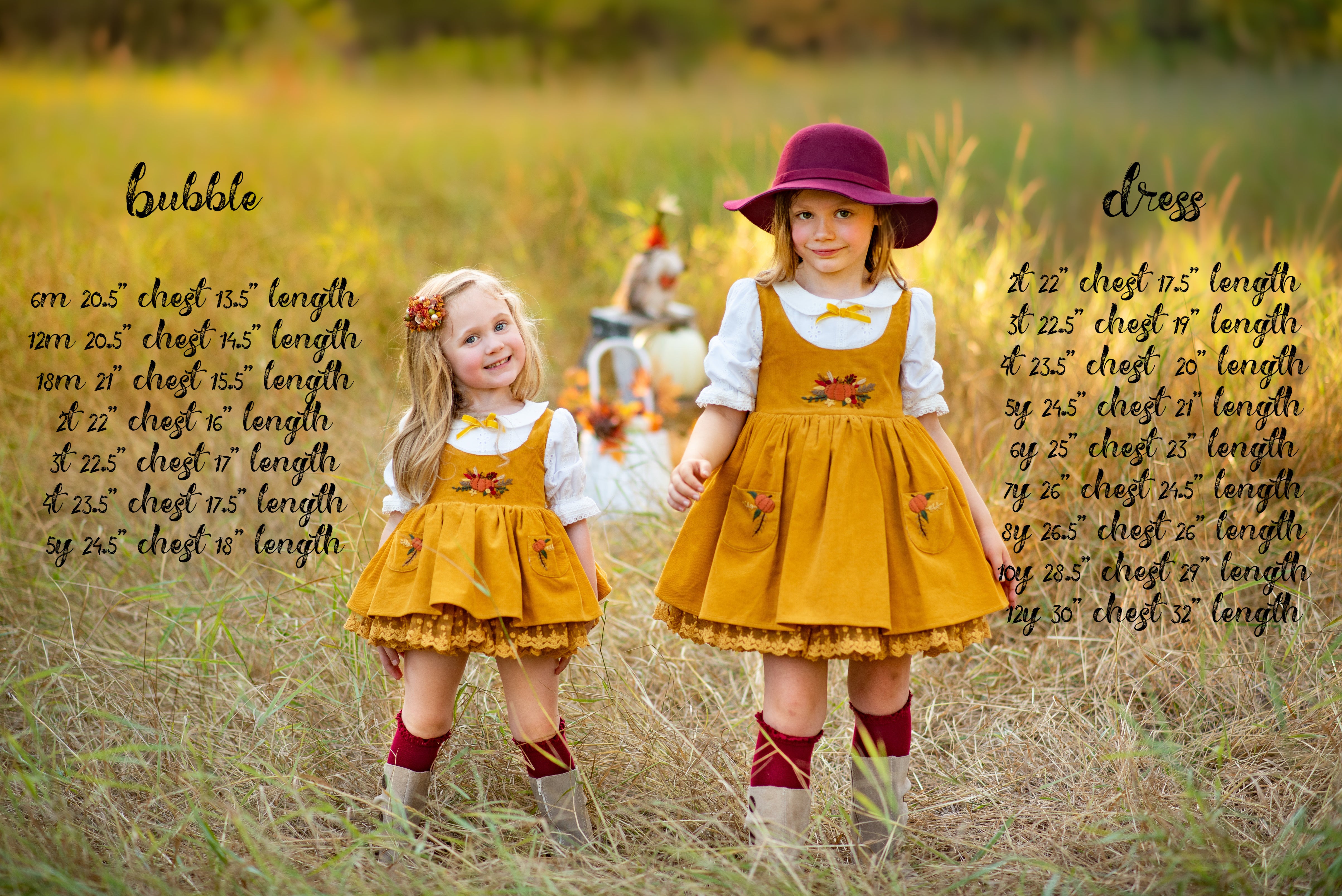 Susie in Marigold Dress