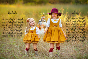 Susie in Marigold Dress