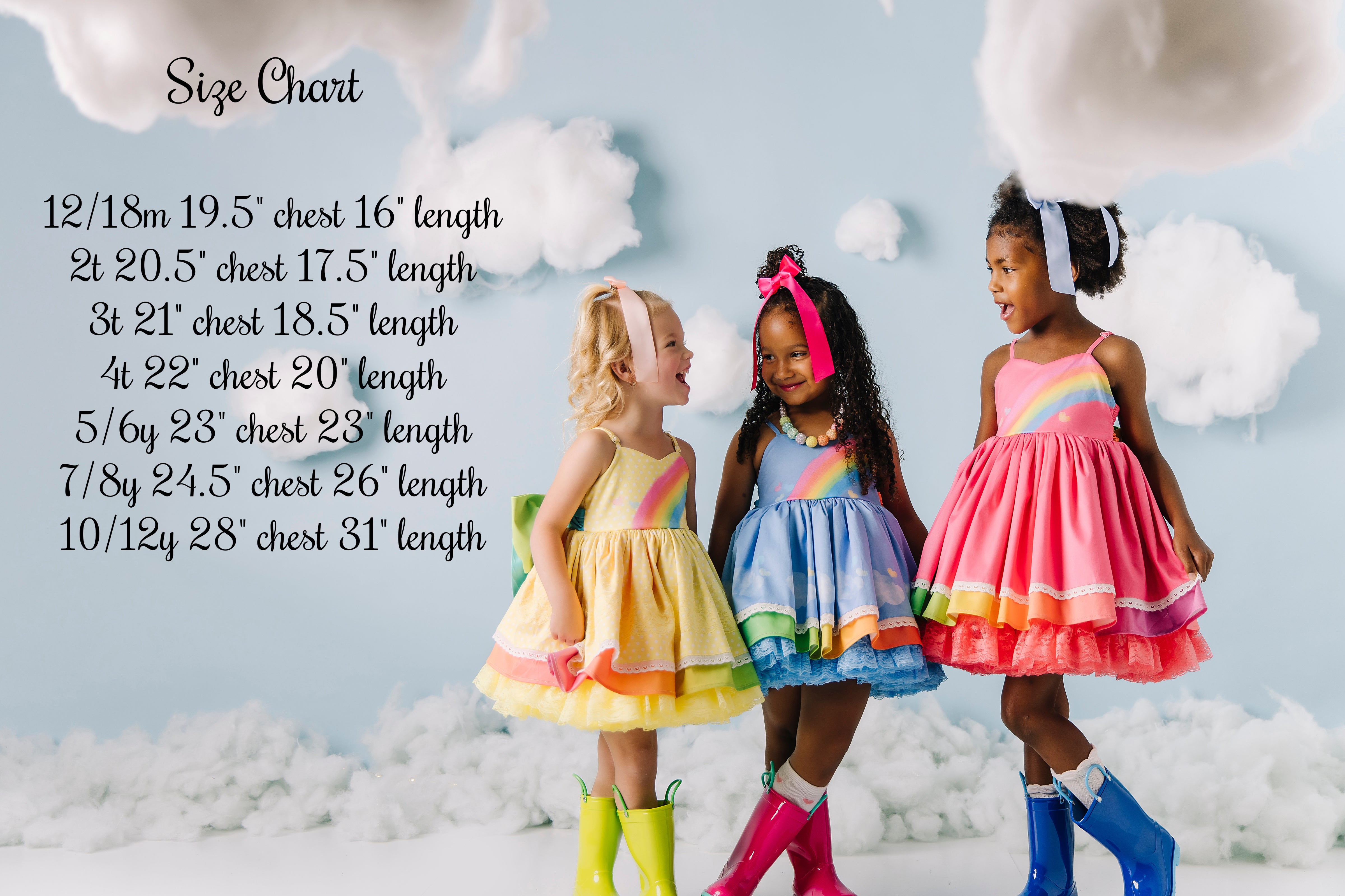 Chasing Clouds and Rainbows Dress