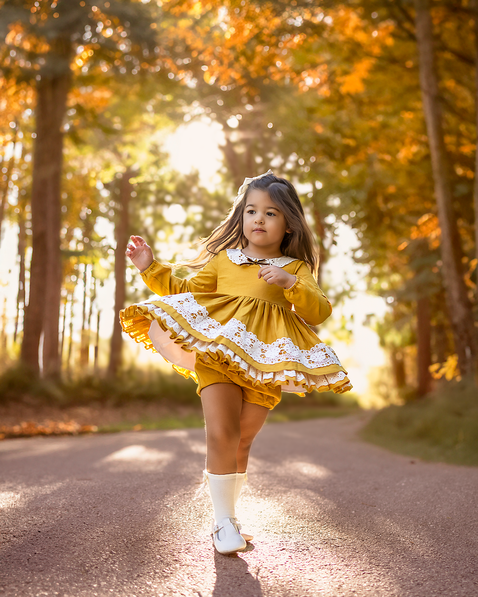 Isabelle in Amber Tunic Set