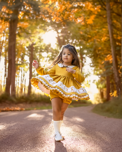 Isabelle in Amber Tunic Set