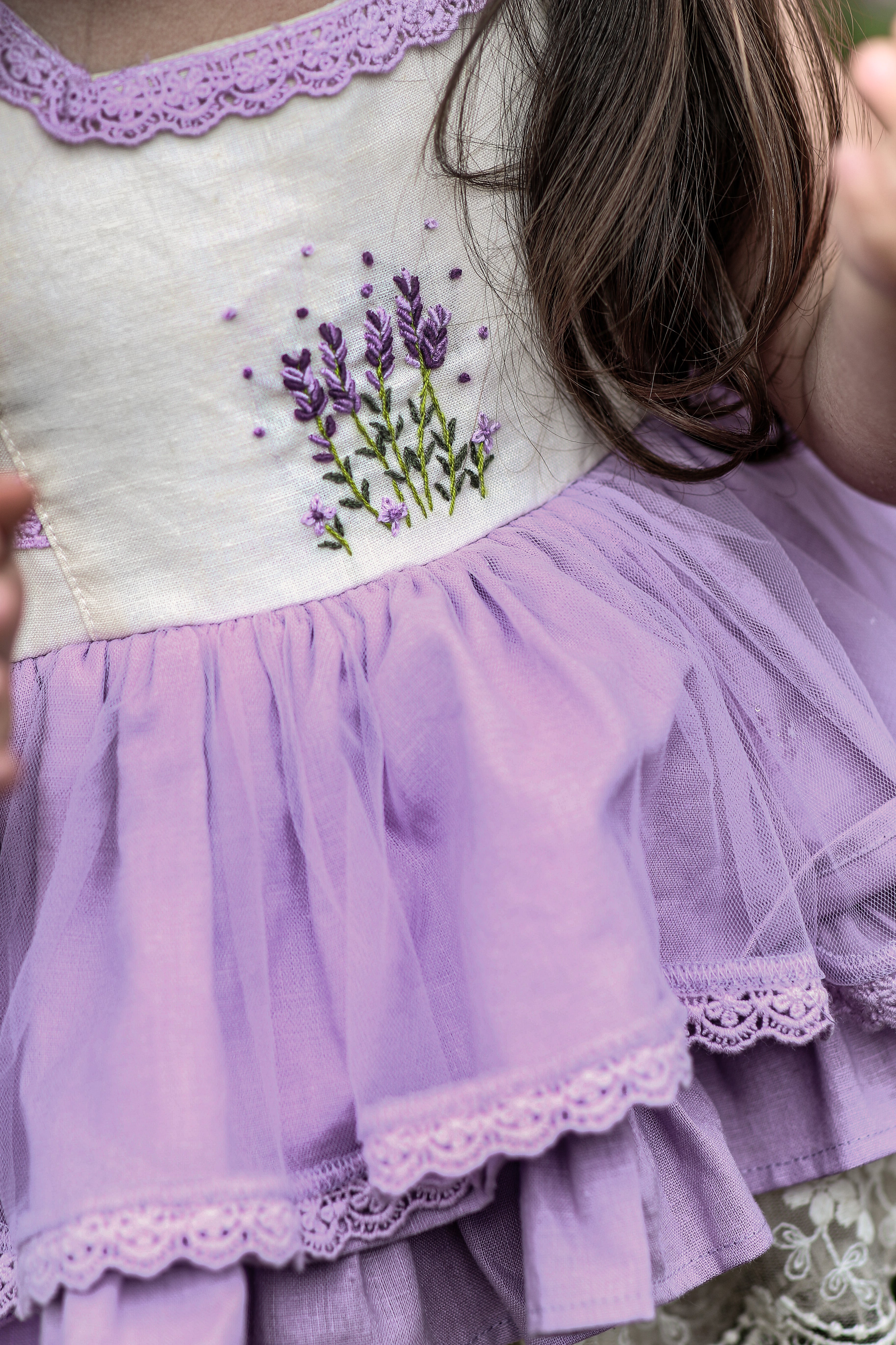 French Lavender Dress