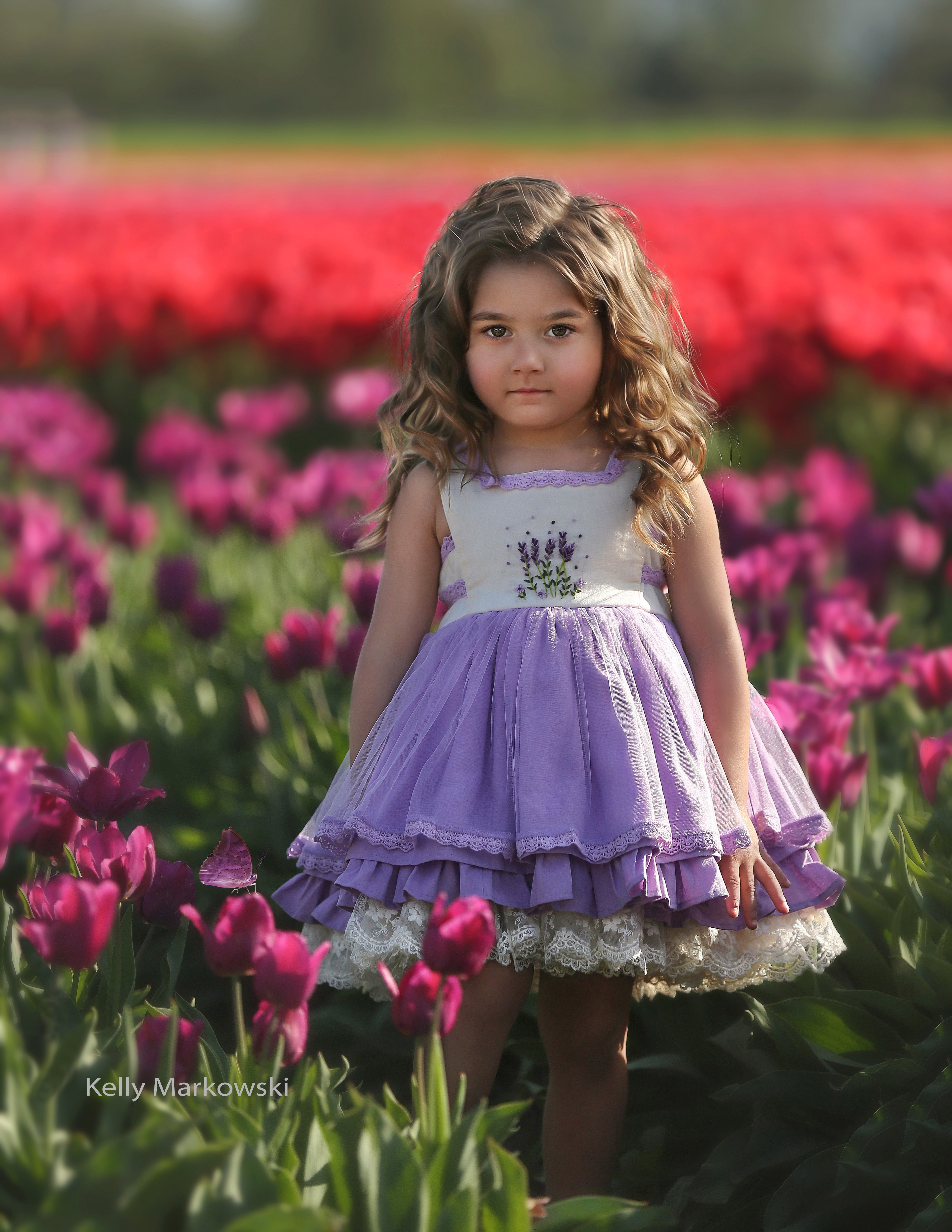 French Lavender Dress