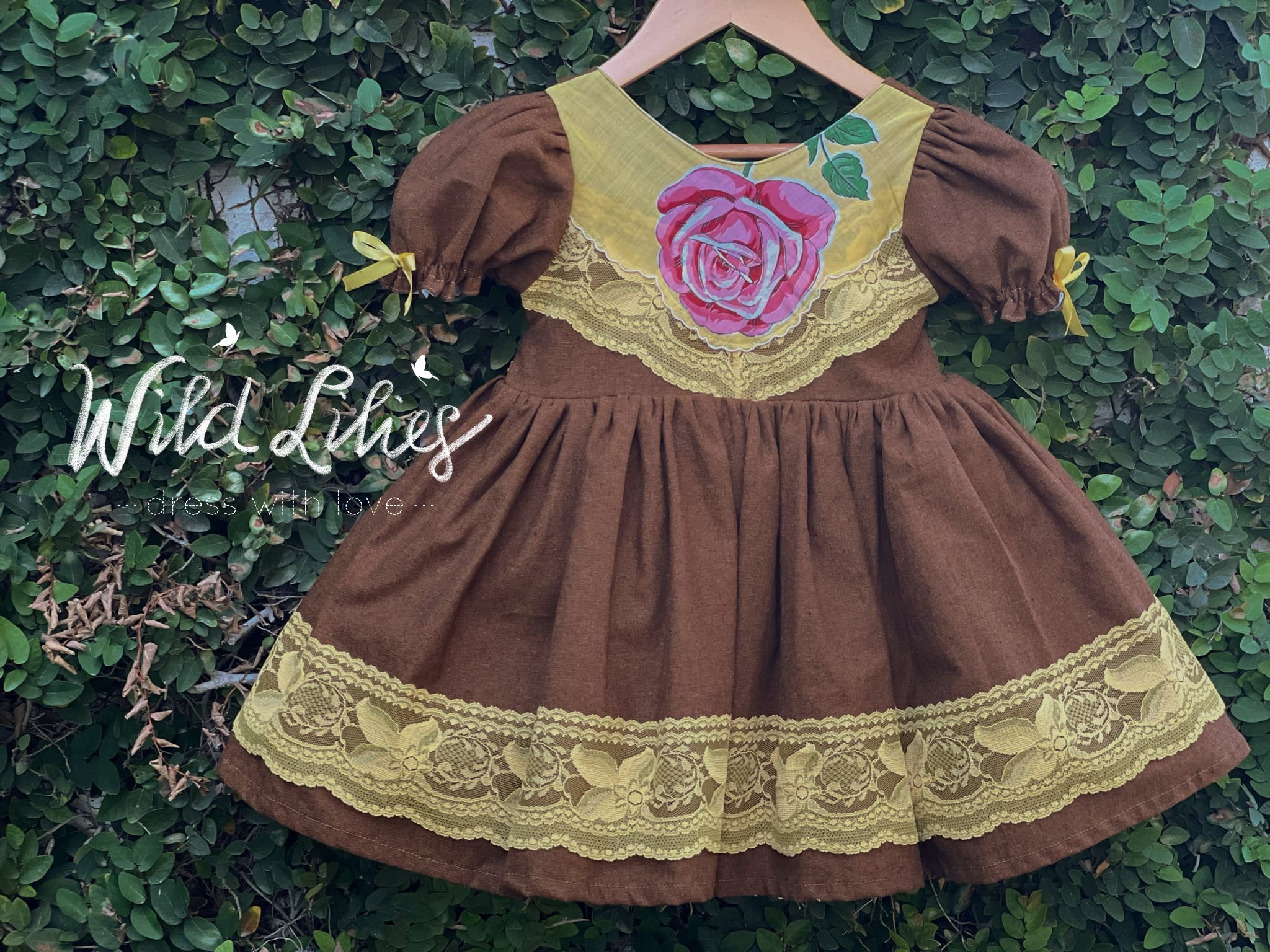 Cinnamon Linen Dress